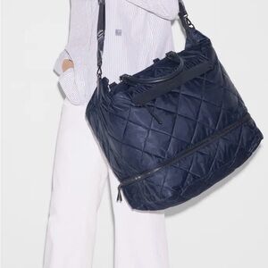 MZ WALLACE Madison weekender bag & crossbody in color dawn-beautiful travel set